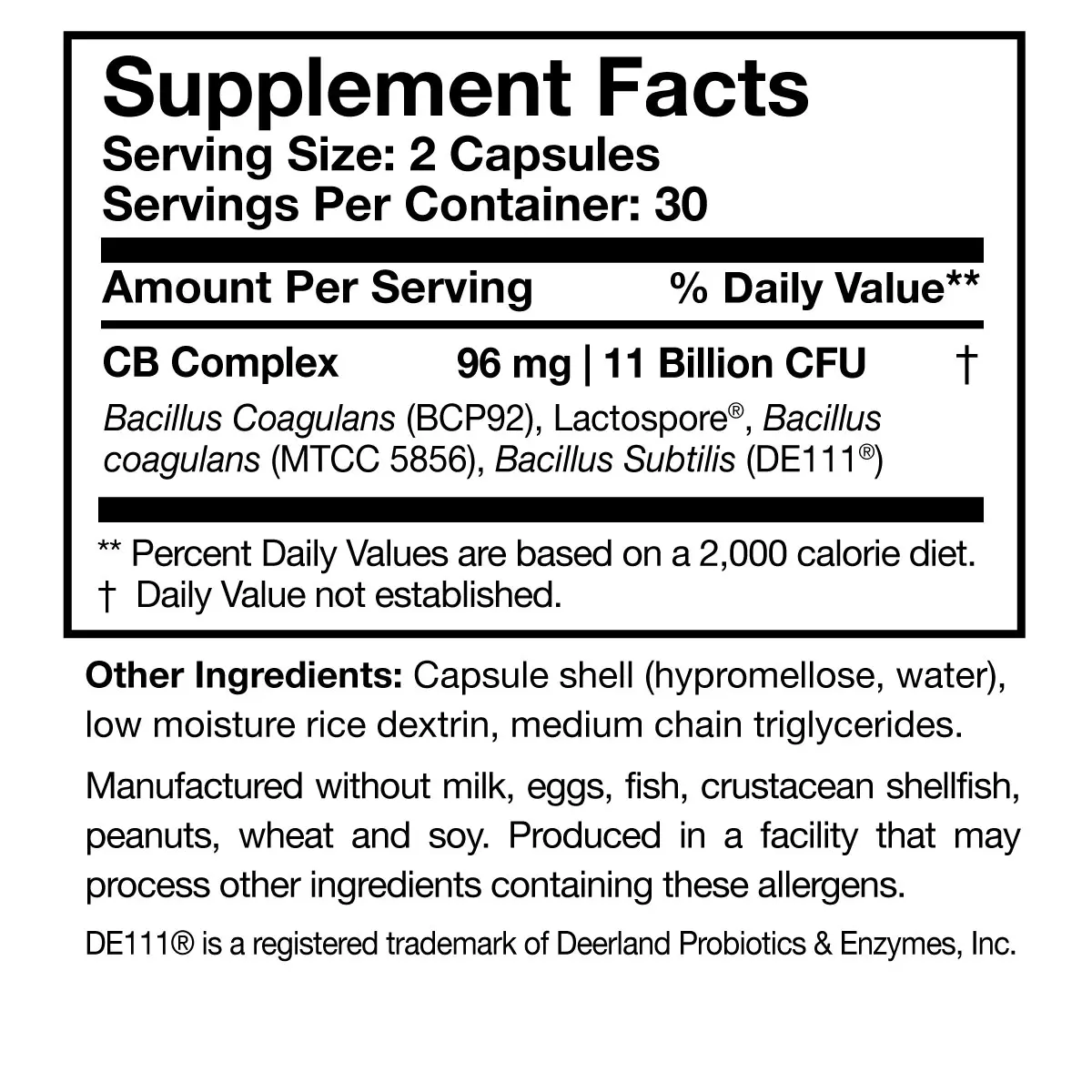 Researched Nutritionals Corebiotic Sensitive - 60 Capsules - Image 2