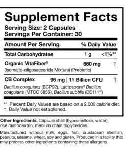 Alternative view of Researched Nutritionals Corebiotic - 60 Capsules