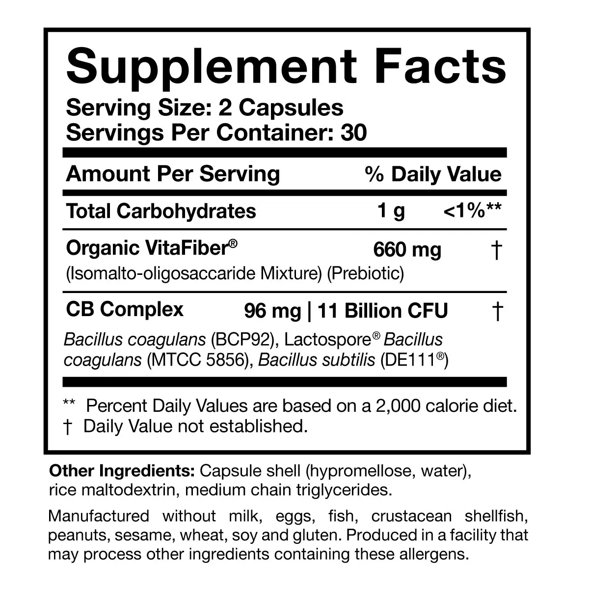 Researched Nutritionals Corebiotic - 60 Capsules - Image 2