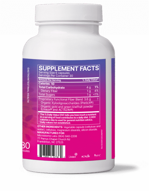 Microbiome Labs MegaPre - Dairy Free, 180 capsules - Image 3