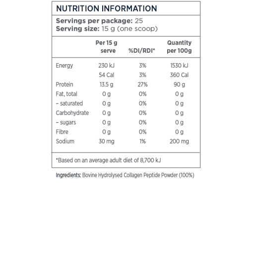 Designs For Heath Active Muscle Collagen - 375g - Image 2