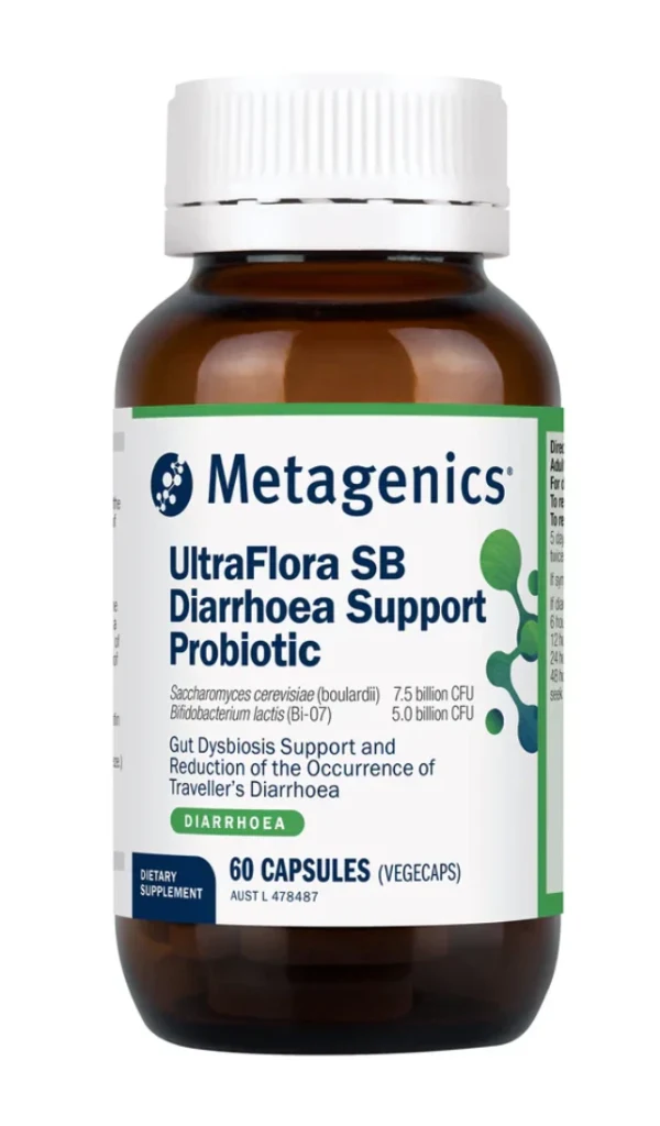 Metagenics Ultra Flora SB Diarrhoea Support Probiotic (60 Caps)