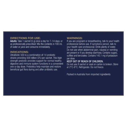Bioceuticals UltraBiotic 500 - Image 2
