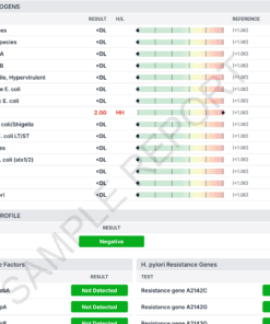 Alternative view of GI-Standard Microbiome Profile (GI Map Test)