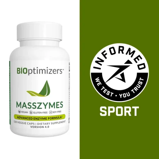 BIOptimizers MassZymes 120 Caps - Image 2