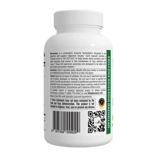 BIOptimizers MassZymes 120 Caps - Image 3