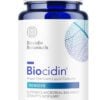 Bottle of Biocidin Broad-Spectrum Liquid Capsules dietary supplement with 90 capsules, supports microbial balance and disrupts biofilms.