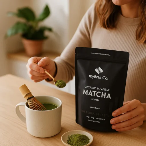 myBrainCo Organic Japanese Matcha - 100g / 100 servings - Image 5