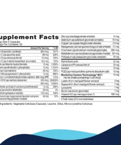 Alternative view of Cellcore Core Nutrients - 120 capsules