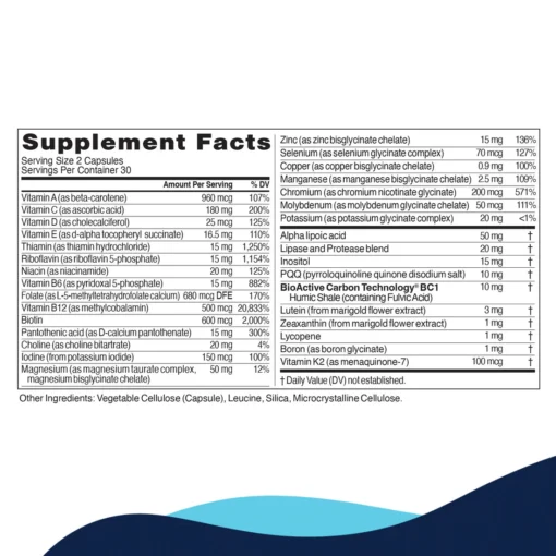 Cellcore Core Nutrients - 120 capsules - Image 2