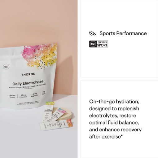 Thorne Daily Electrolytes Stick Packs - Image 4