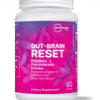 Bottle of Gut-Brain Reset dietary supplement by Microbiome Labs with probiotic and psychobiotic combo, 60 capsules.