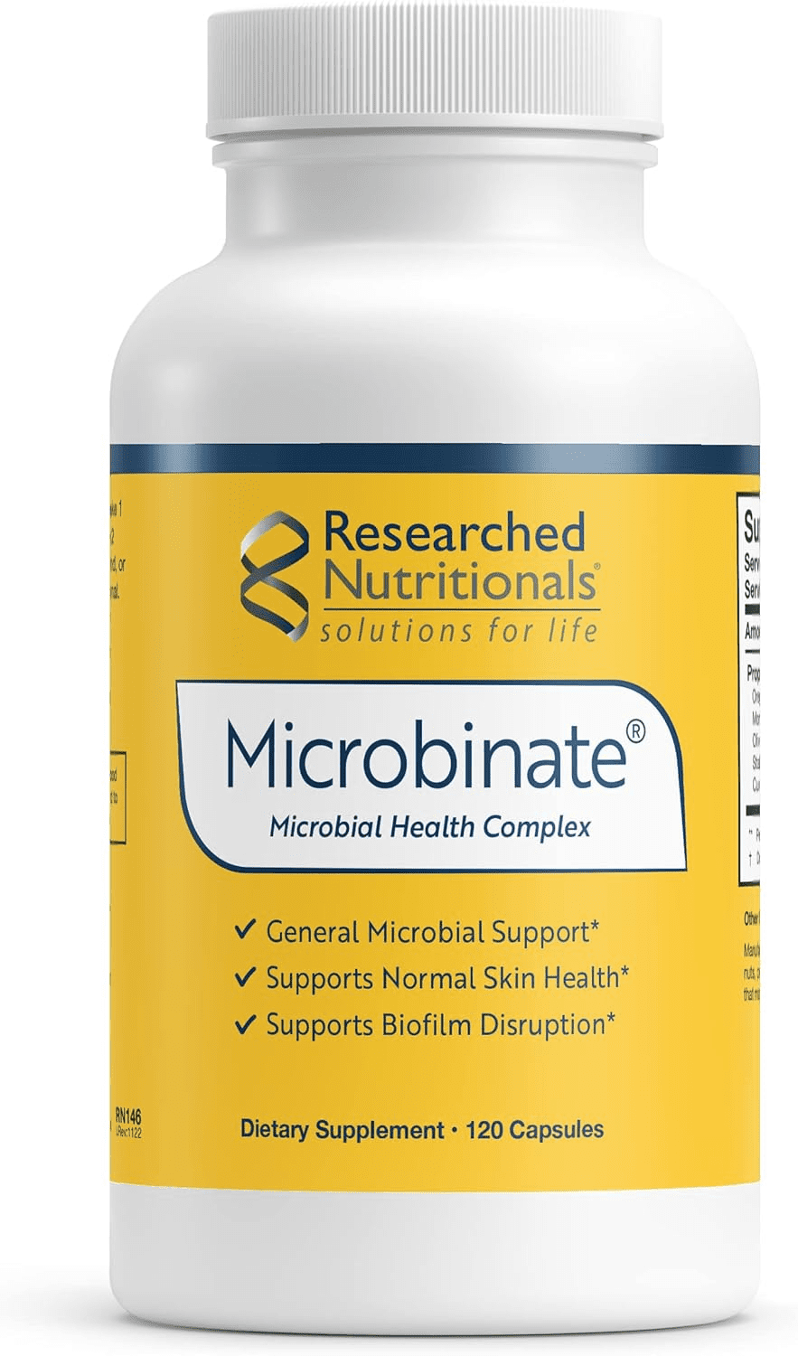Researched Nutritionals Microbinate 120 caps