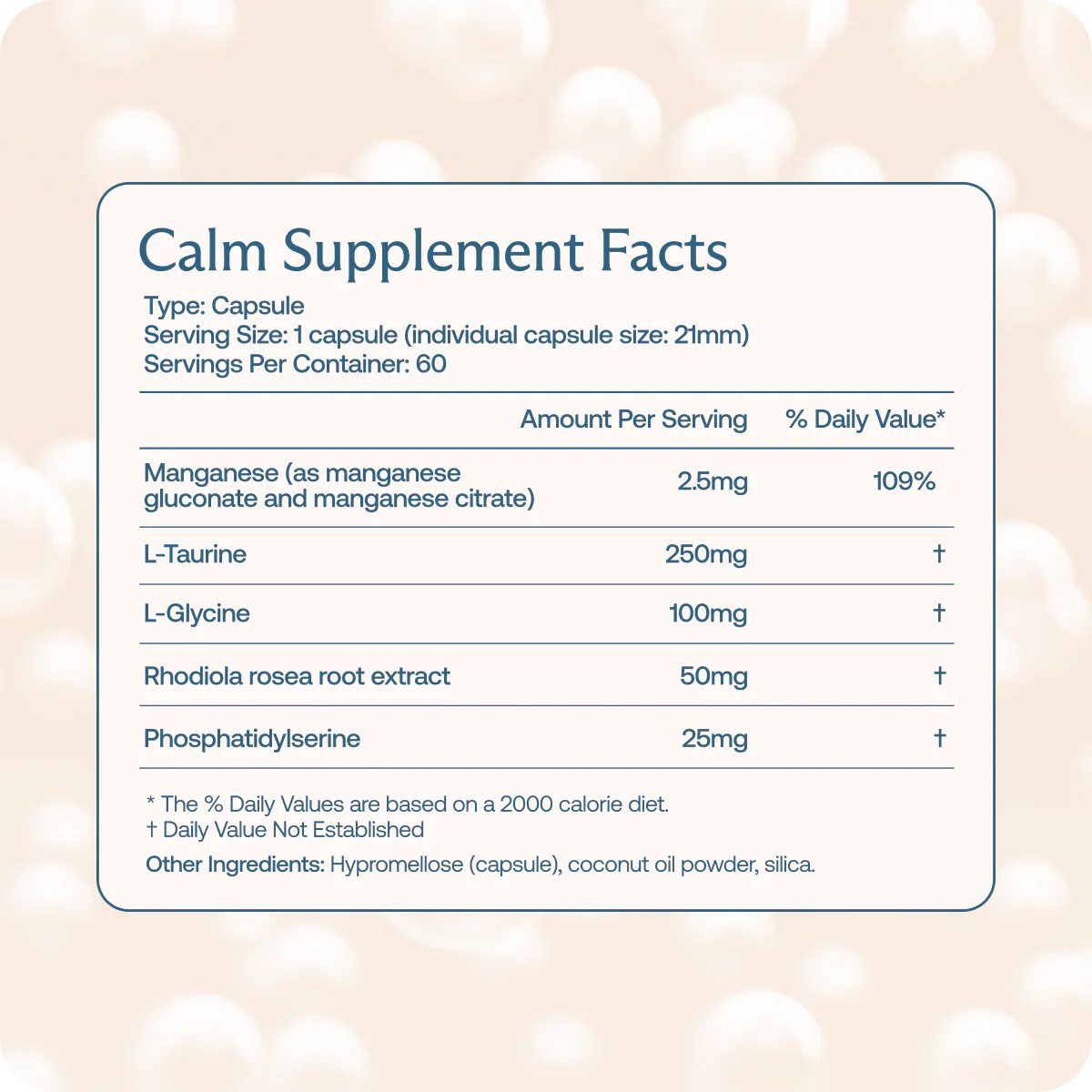 BodyBio Calm - 60 caps - Image 2