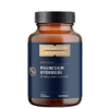 Brown bottle with a black cap labeled Quicksilver Scientific Magnesium Hydroxide dietary supplement containing 120 capsules for GI regularity support.
