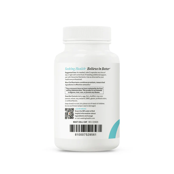 Seeking Health Mast Cell Nutrients - 60 Caps - Image 3