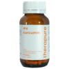 Bottle of Therapeure my curcumin supplements containing 60 capsules