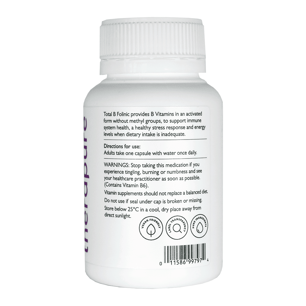 Therapure total B folinic - 60 caps - Image 3