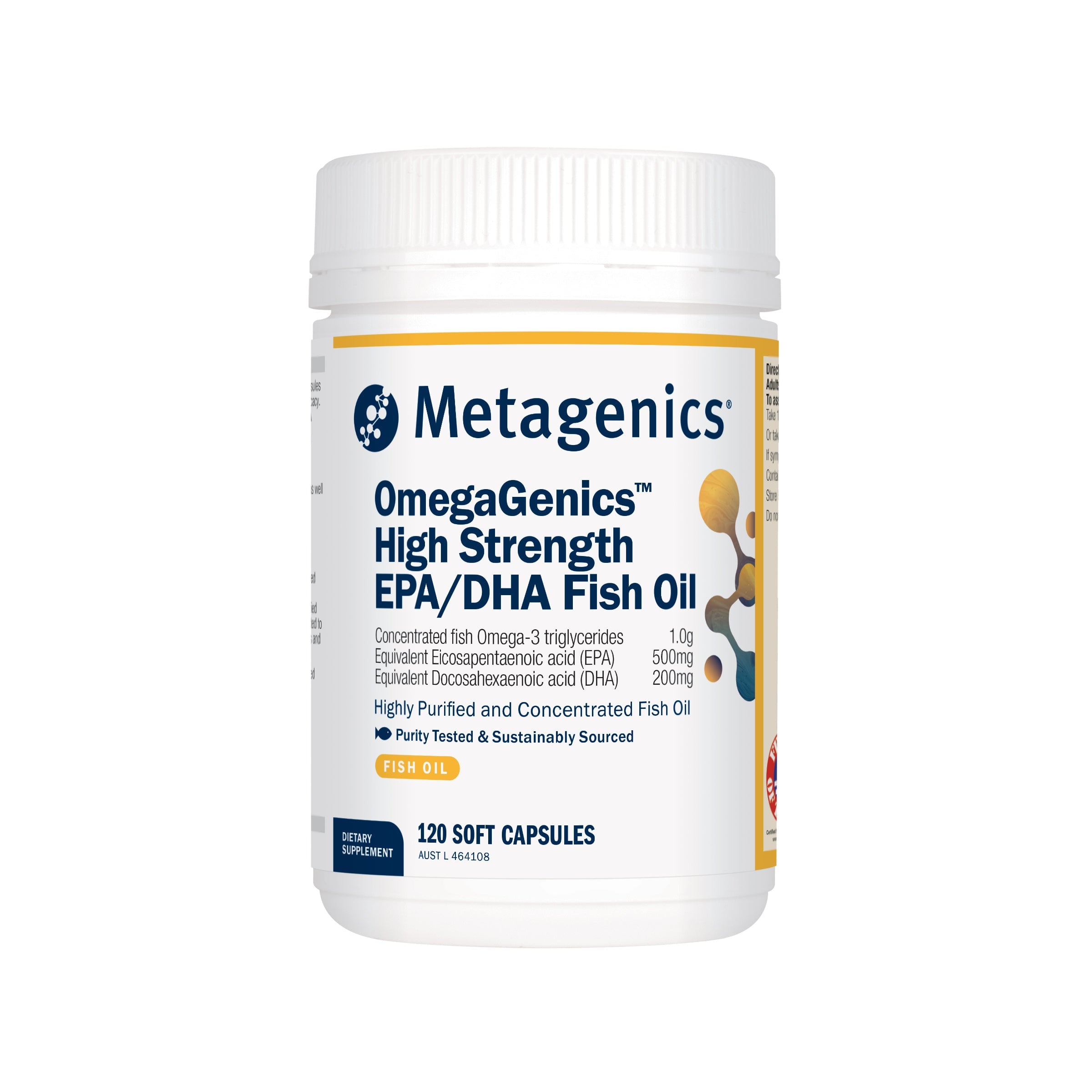 Metagenics Omegagenics High Strength EPA DHA Fish Oil